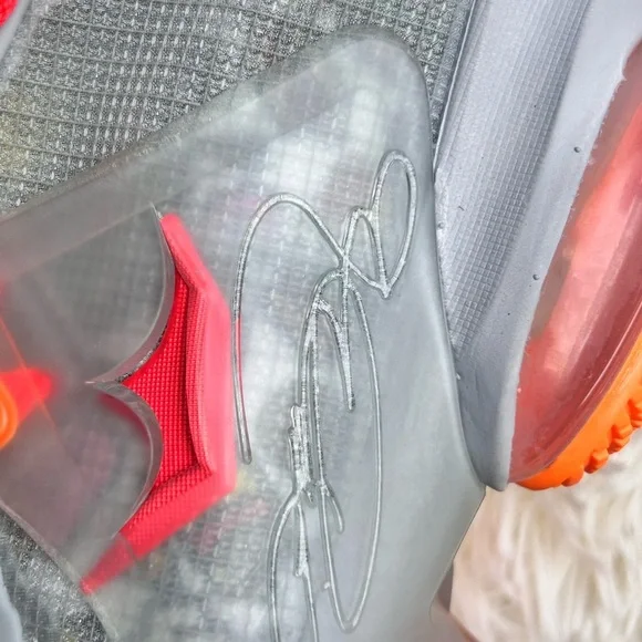 Nike Mens Lebron 19 Grey Fog/Roma Green-total Orange